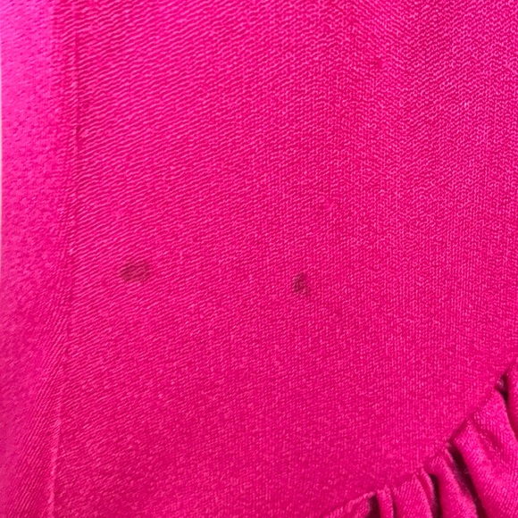 COPY - Vintage fuschia Climax dress, sequins, back drape - Picture 5 of 8